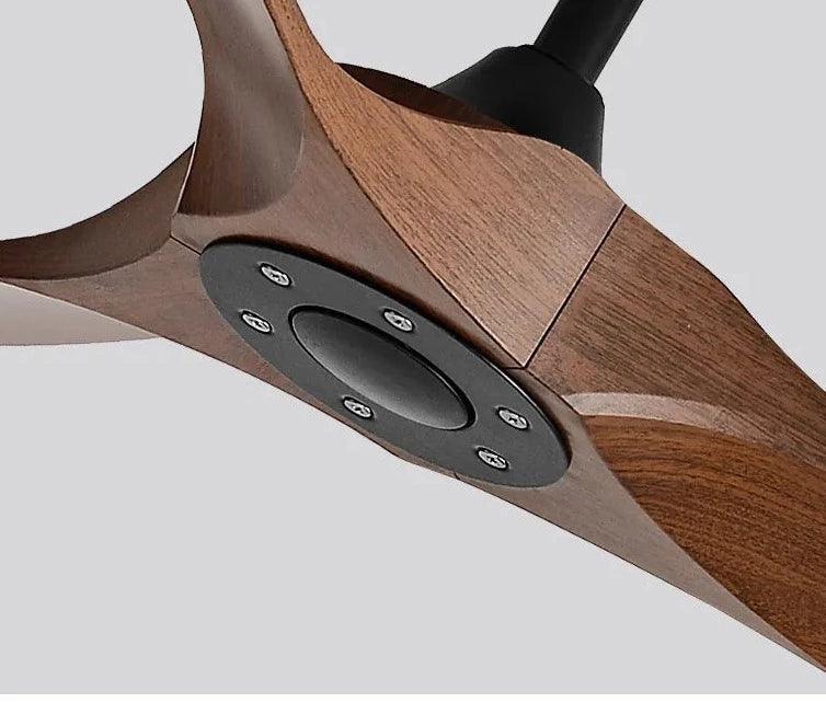 Ventilador de teto moderno Estilo Industrial com controle remoto - ZenithBreeze UrbanWind - Casa Amarela