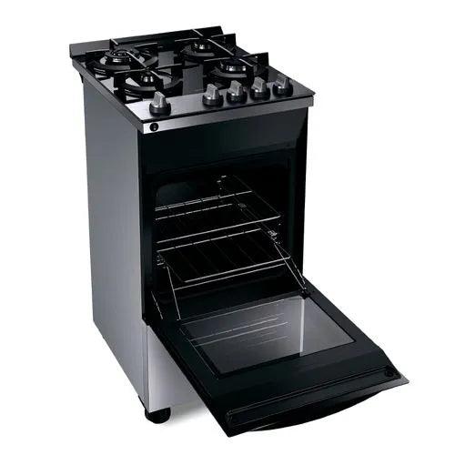 Fogão Brastemp 4 Bocas Inox com mesa de vidro, dupla chama e grill elétrico - BFO4VBR - Casa Amarela