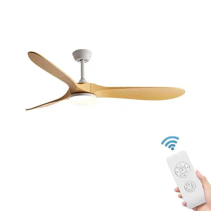 Ventilador de teto moderno Estilo Industrial com controle remoto - ZenithBreeze UrbanWind - Casa Amarela