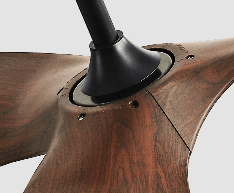 Ventilador de teto moderno Estilo Industrial com controle remoto - ZenithBreeze UrbanWind - Casa Amarela