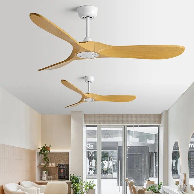 Ventilador de teto moderno Estilo Industrial com controle remoto - ZenithBreeze UrbanWind - Casa Amarela