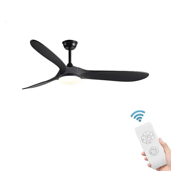 Ventilador de teto moderno Estilo Industrial com controle remoto - ZenithBreeze UrbanWind - Casa Amarela