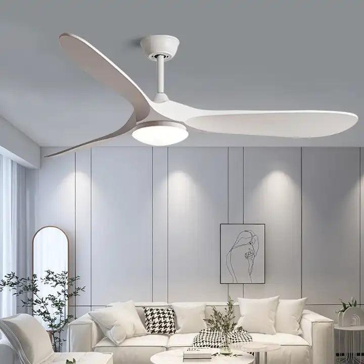 Ventilador de teto moderno Estilo Industrial com controle remoto - ZenithBreeze UrbanWind - Casa Amarela