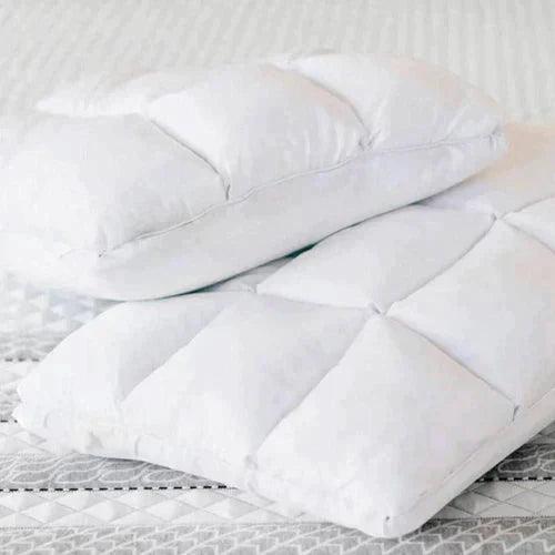 PILLOW TOP ORIGINAL + 4 Travesseiros Pluma de Ganso Sintético - Casa Amarela