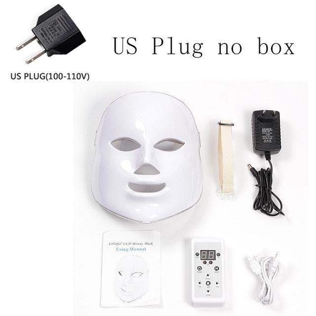 Mascara De Luz Led Trata Rugas Manchas Olheiras e Rejuvenece - Casa Amarela