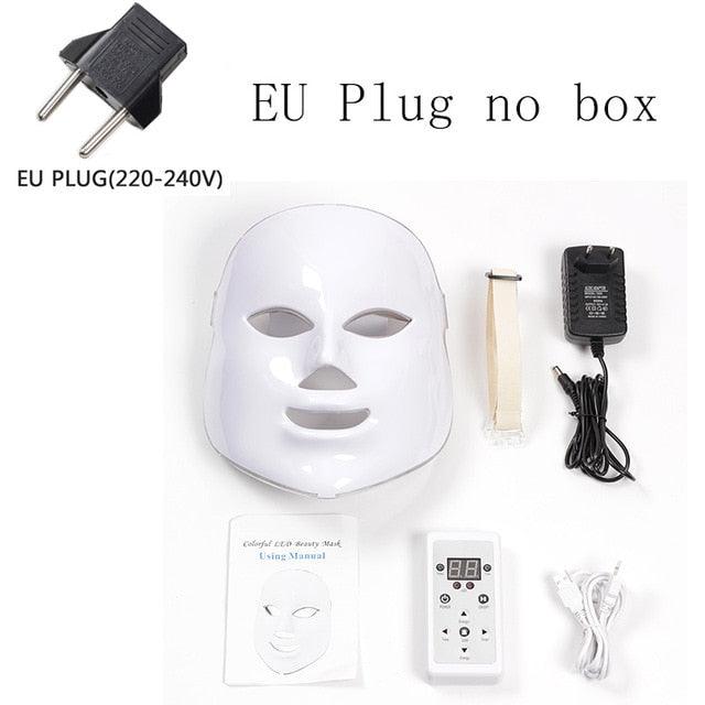Mascara De Luz Led Trata Rugas Manchas Olheiras e Rejuvenece - Casa Amarela