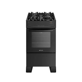 Atlas 4 Bocas preto Mônaco Top Glass com Acendimento automático - Bivolt