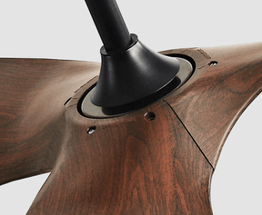 Ventilador de teto moderno Estilo Industrial com controle remoto - ZenithBreeze UrbanWind - Casa Amarela