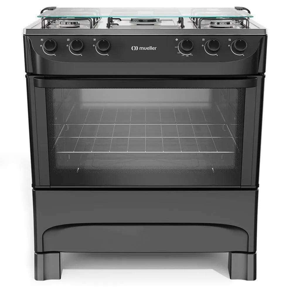 Mueller 5 bocas Preto Fosco Acendimento Manual Mfi5ba