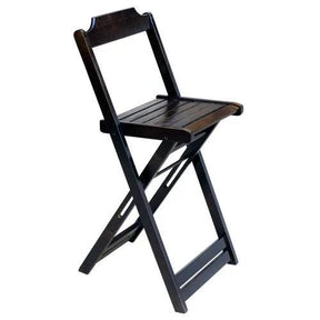 [LÍQUIDA DEZEMBRO] - Conjunto de Mesa Bistrô de Madeira com 4 Cadeiras Dobravel Ideal para Bar e Restaurante Tabaco - Casa Amarela