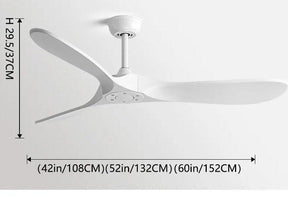Ventilador de teto moderno Estilo Industrial com controle remoto - ZenithBreeze UrbanWind - Casa Amarela