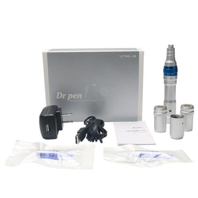 Dr.Pen® A6 Wirelles(Sem Fio) - Caneta DermaPen Microagulhamento Profissional 2 Cartuchos - Casa Amarela