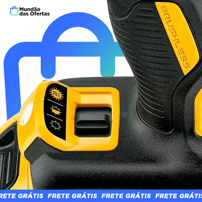 Parafusadeira/Furadeira de Impacto Brushless 1/2 Pol. com 2 Baterias [PROMOÇÃO] - Casa Amarela