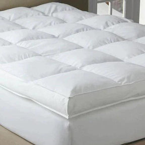 PILLOW TOP ORIGINAL + 4 Travesseiros Pluma de Ganso Sintético - Casa Amarela