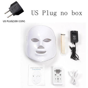 Mascara De Luz Led Trata Rugas Manchas Olheiras e Rejuvenece - Casa Amarela